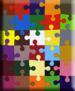 Afbeelding van een afgemaakte legpuzzel.